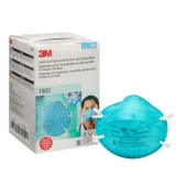 3M 1860 Health Care N95 Respirator Mask, 20/Box